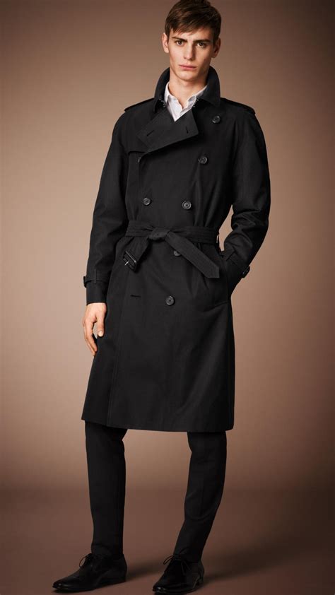 burberry black trench coat mens|burberry men's trench coat sale.